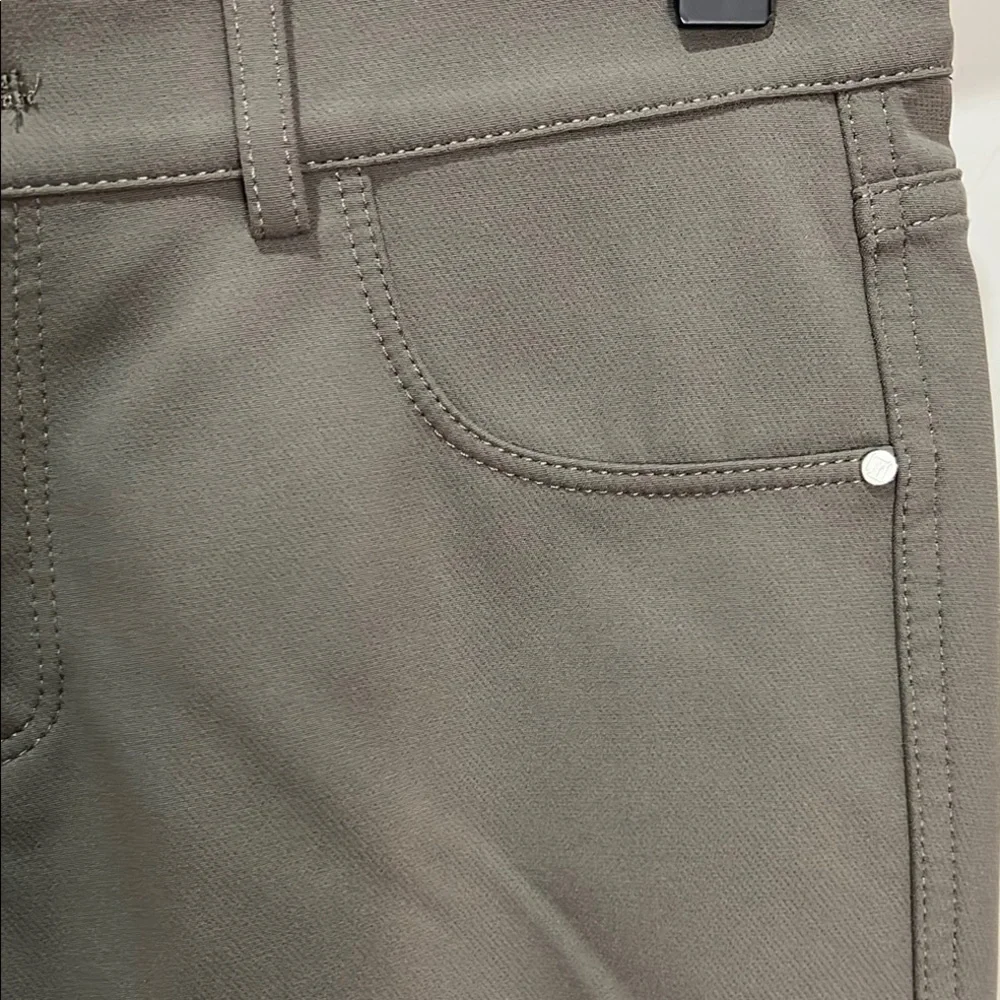 Lafayette 148 Pants New York Mercer Trousers Nougat Brown Dark Tan Stretchy Luxe - Picture 4 of 14